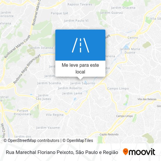Rua Marechal Floriano Peixoto mapa