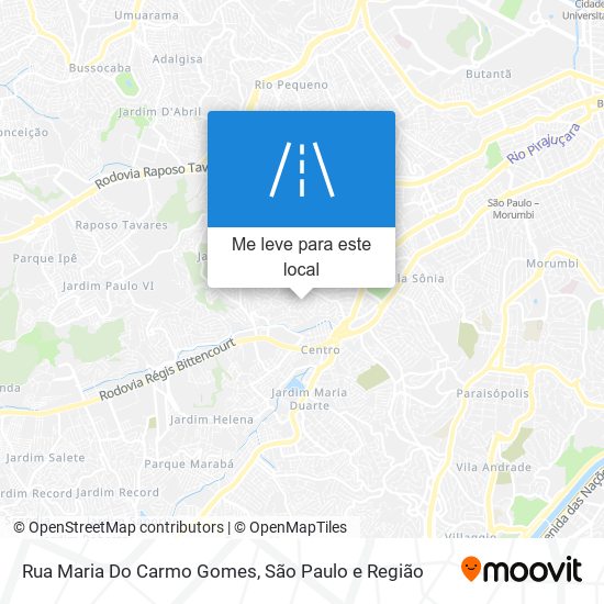 Rua Maria Do Carmo Gomes mapa