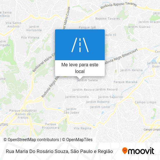 Rua Maria Do Rosário Souza mapa