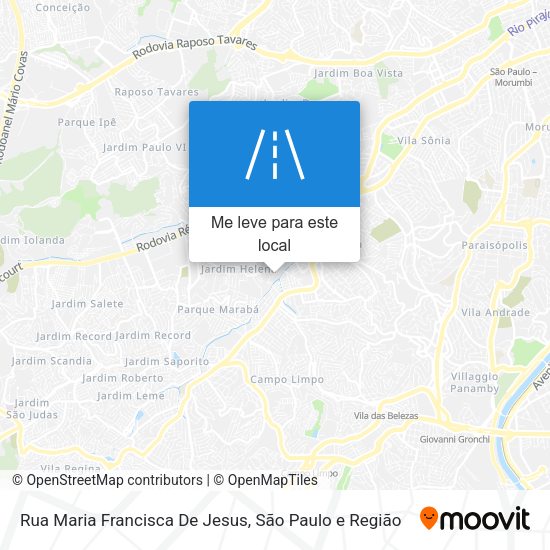 Rua Maria Francisca De Jesus mapa