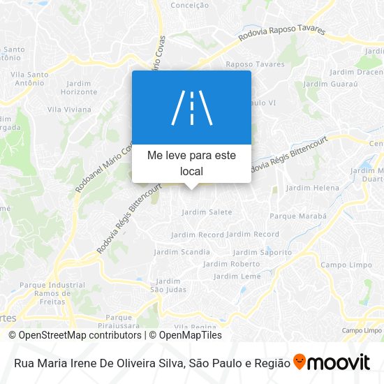 Rua Maria Irene De Oliveira Silva mapa