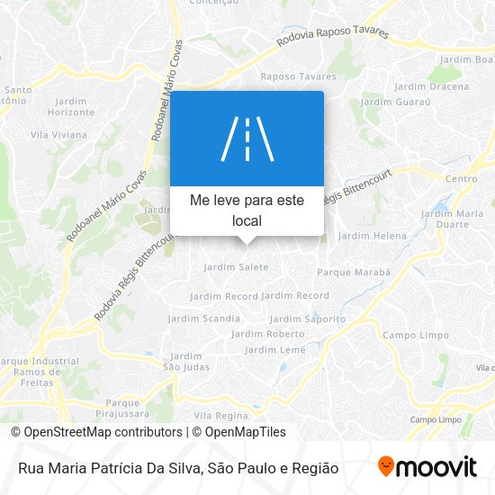 Rua Maria Patrícia Da Silva mapa