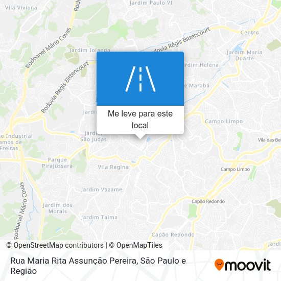 Rua Maria Rita Assunção Pereira mapa