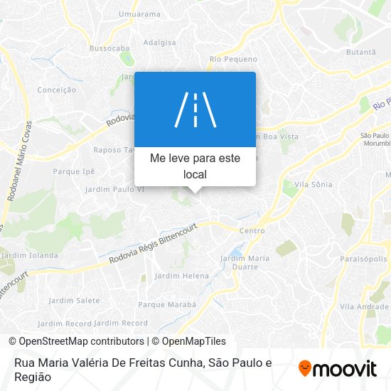Rua Maria Valéria De Freitas Cunha mapa