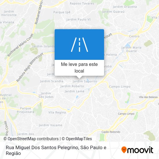 Rua Miguel Dos Santos Pelegrino mapa