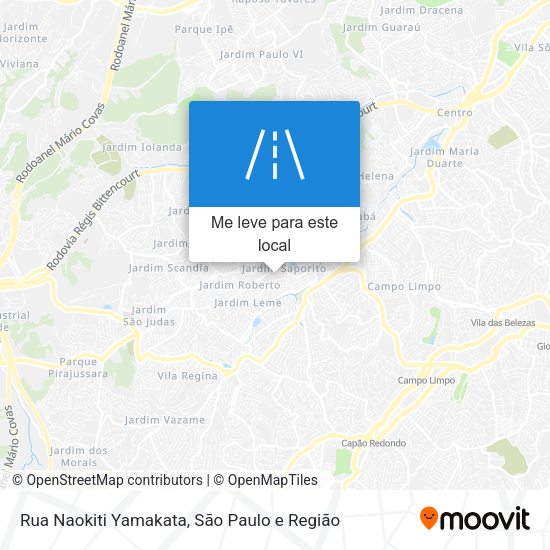 Rua Naokiti Yamakata mapa