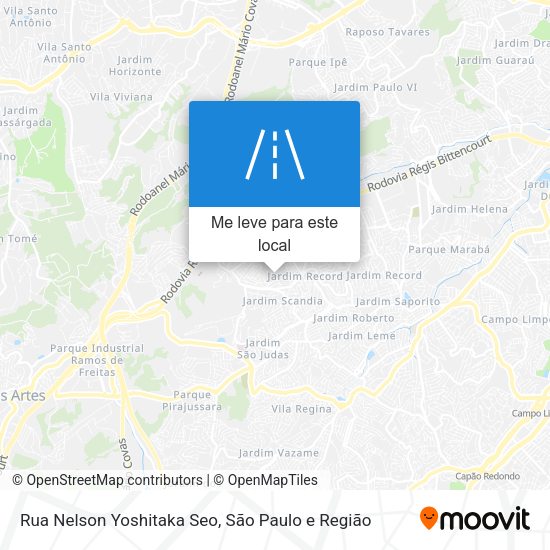 Rua Nelson Yoshitaka Seo mapa