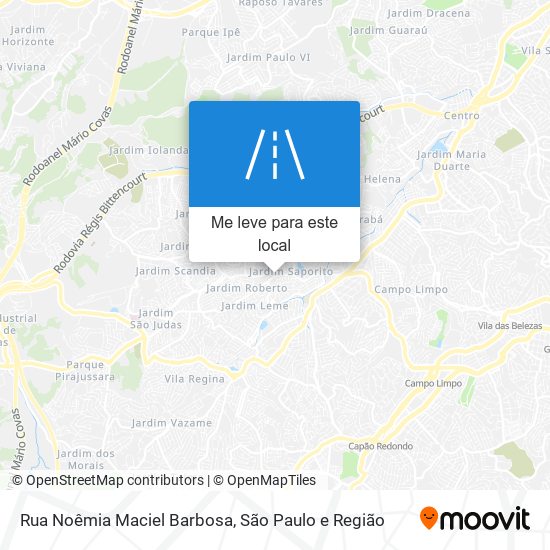 Rua Noêmia Maciel Barbosa mapa