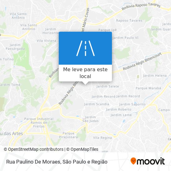 Rua Paulino De Moraes mapa