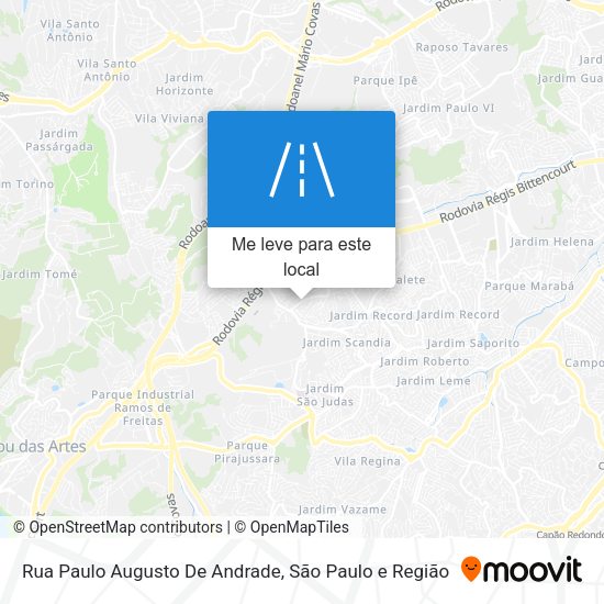 Rua Paulo Augusto De Andrade mapa
