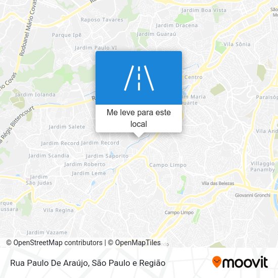 Rua Paulo De Araújo mapa