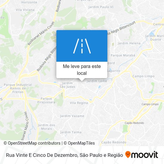 Rua Vinte E Cinco De Dezembro mapa