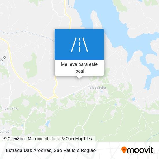 Estrada Das Aroeiras mapa