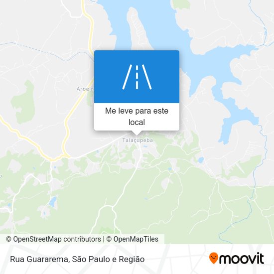 Rua Guararema mapa