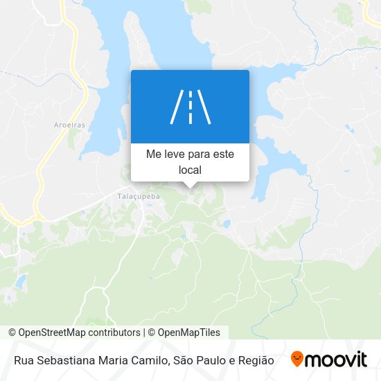 Rua Sebastiana Maria Camilo mapa