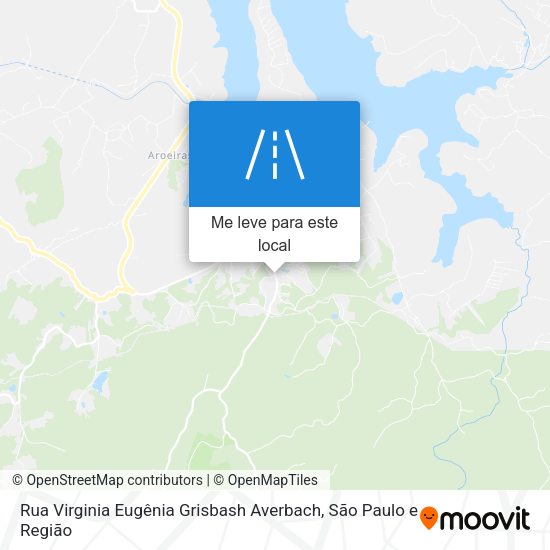 Rua Virginia Eugênia Grisbash Averbach mapa