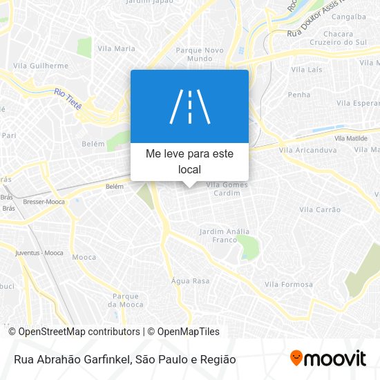 Rua Abrahão Garfinkel mapa