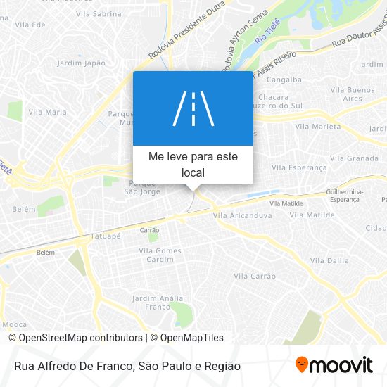 Rua Alfredo De Franco mapa