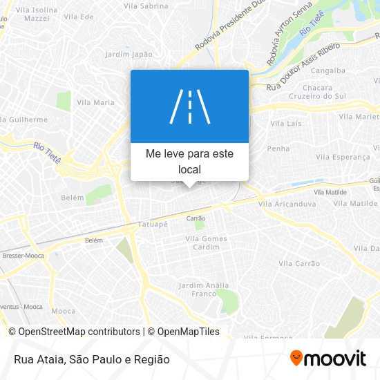 Rua Ataia mapa