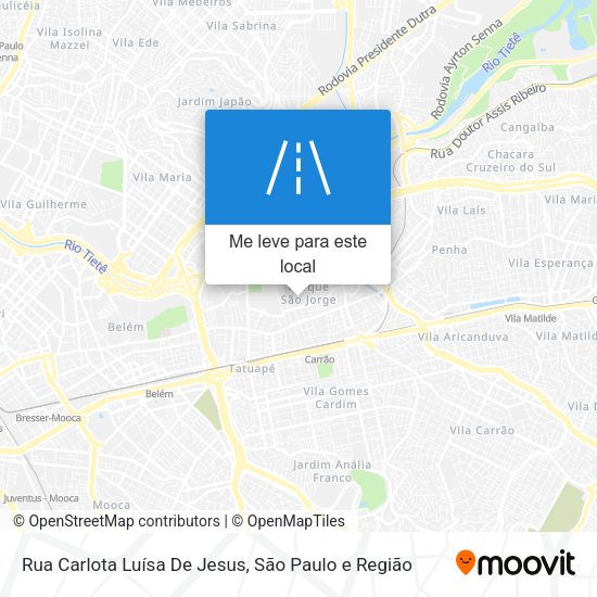 Rua Carlota Luísa De Jesus mapa