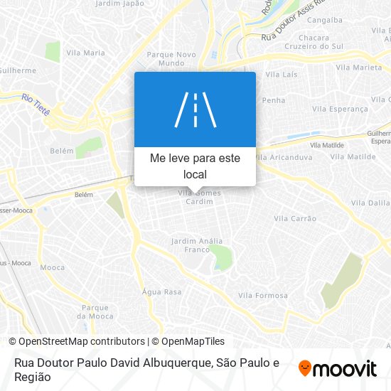 Rua Doutor Paulo David Albuquerque mapa