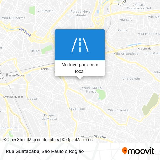 Rua Guatacaba mapa