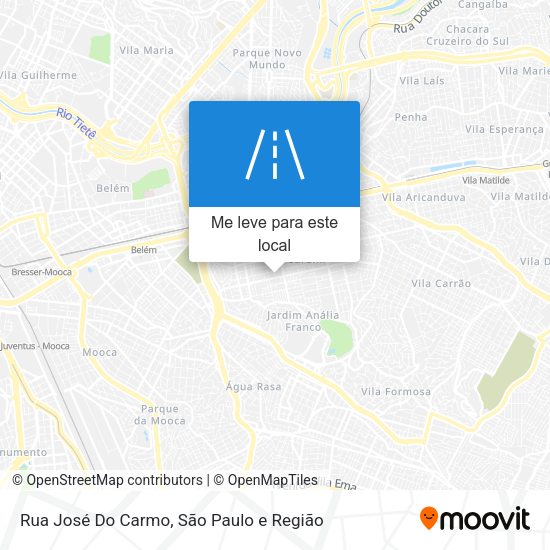 Rua José Do Carmo mapa