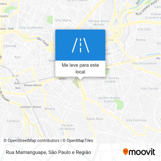 Rua Mamanguape mapa