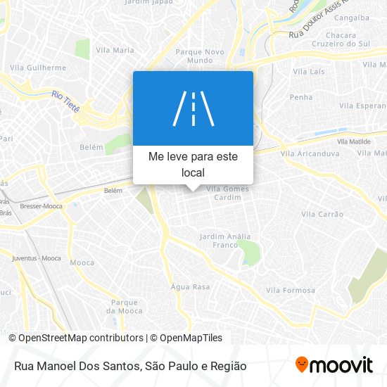 Rua Manoel Dos Santos mapa