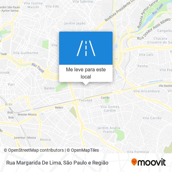 Rua Margarida De Lima mapa