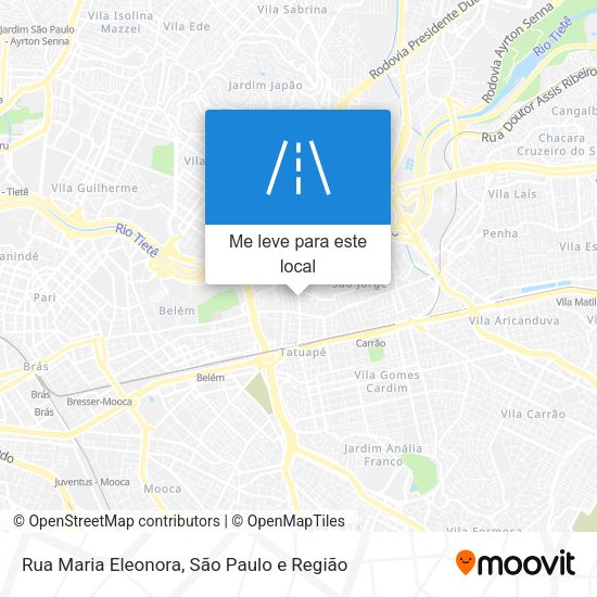 Rua Maria Eleonora mapa