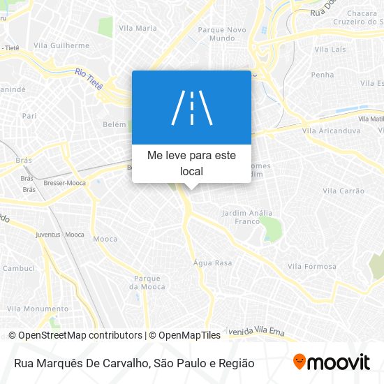 Rua Marquês De Carvalho mapa