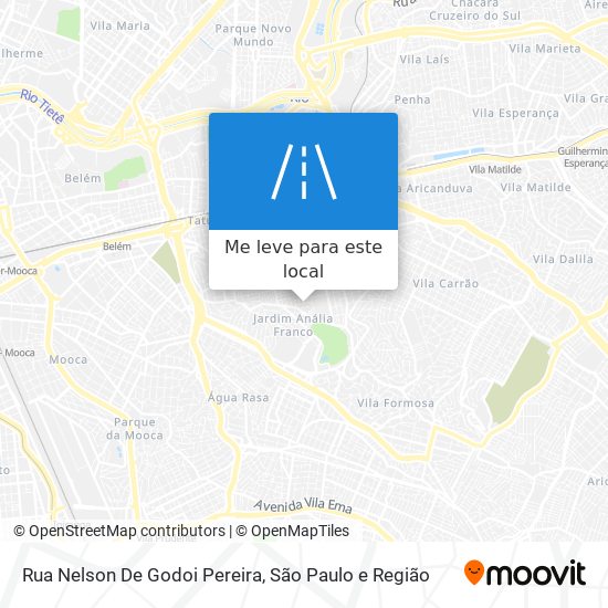 Rua Nelson De Godoi Pereira mapa