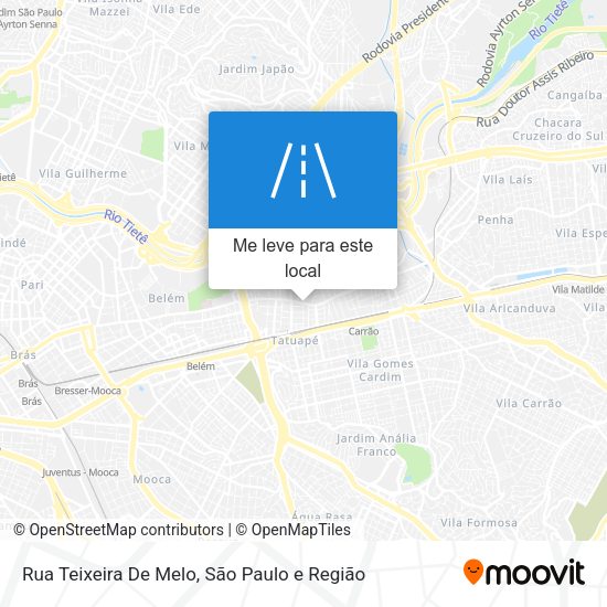 Rua Teixeira De Melo mapa