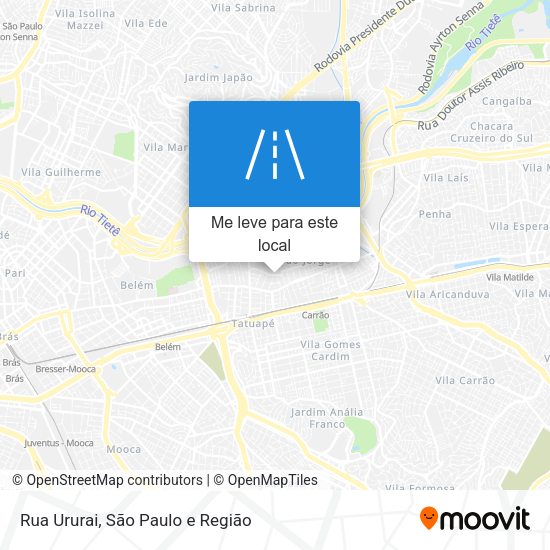 Rua Ururai mapa