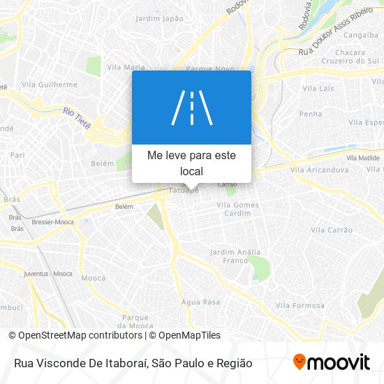 Rua Visconde De Itaboraí mapa