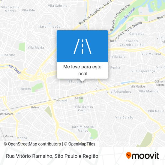 Rua Vitório Ramalho mapa