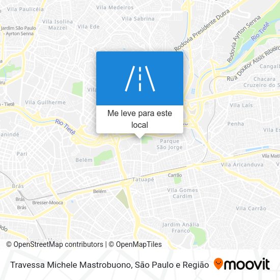 Travessa Michele Mastrobuono mapa