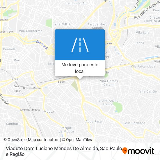 Viaduto Dom Luciano Mendes De Almeida mapa