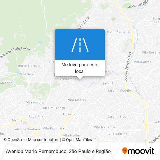 Avenida Mario Pernambuco mapa