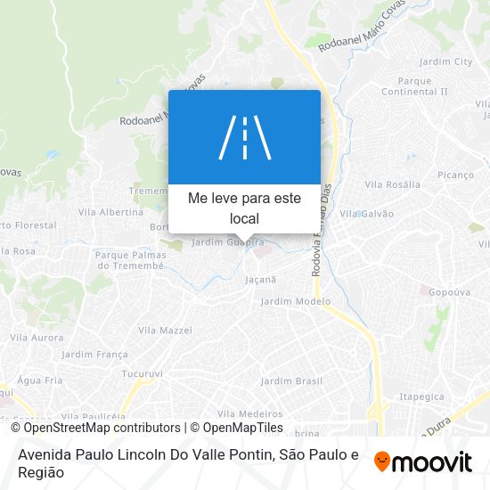 Avenida Paulo Lincoln Do Valle Pontin mapa