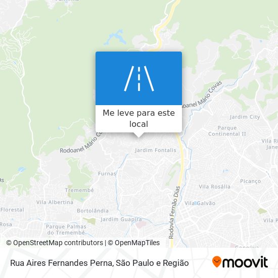 Rua Aires Fernandes Perna mapa