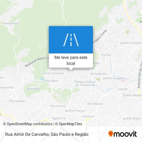 Rua Almir De Carvalho mapa