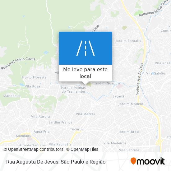 Rua Augusta De Jesus mapa