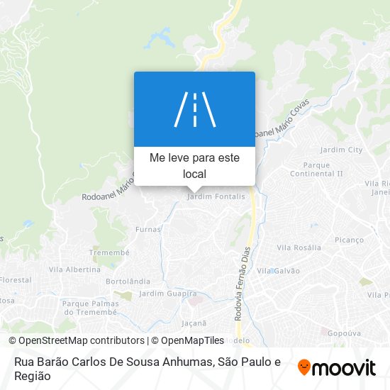 Rua Barão Carlos De Sousa Anhumas mapa