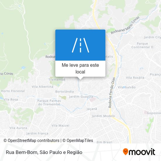 Rua Bem-Bom mapa