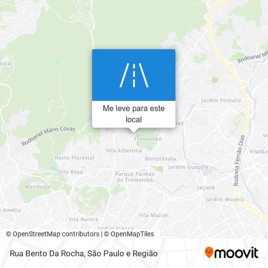 Rua Bento Da Rocha mapa