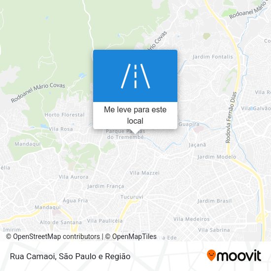 Rua Camaoi mapa