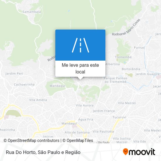 Rua Do Horto mapa