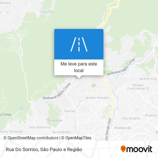 Rua Do Sorriso mapa